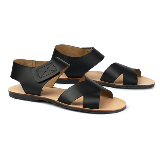 natural leather sandals women's