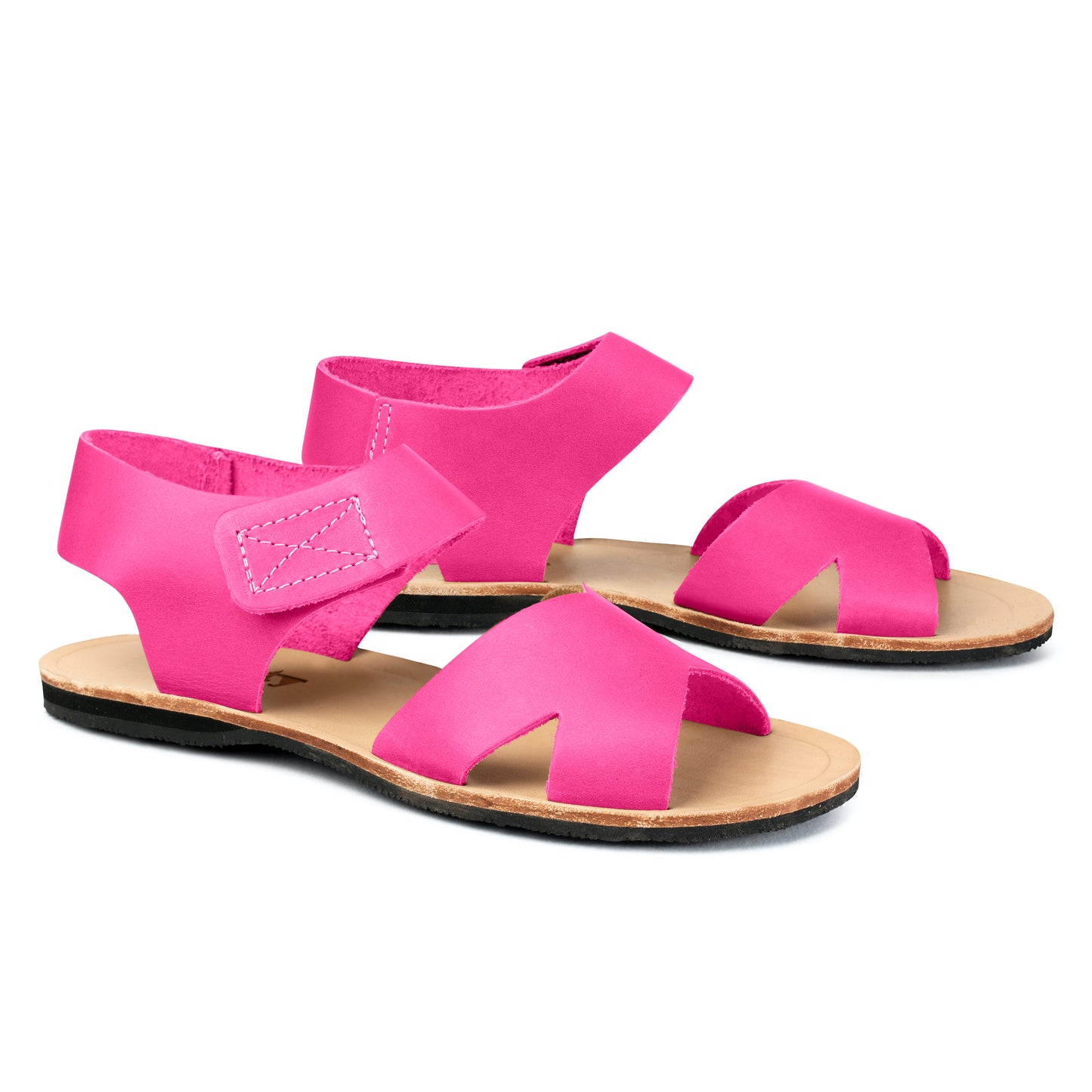 Frances Leather Sandal - Pink