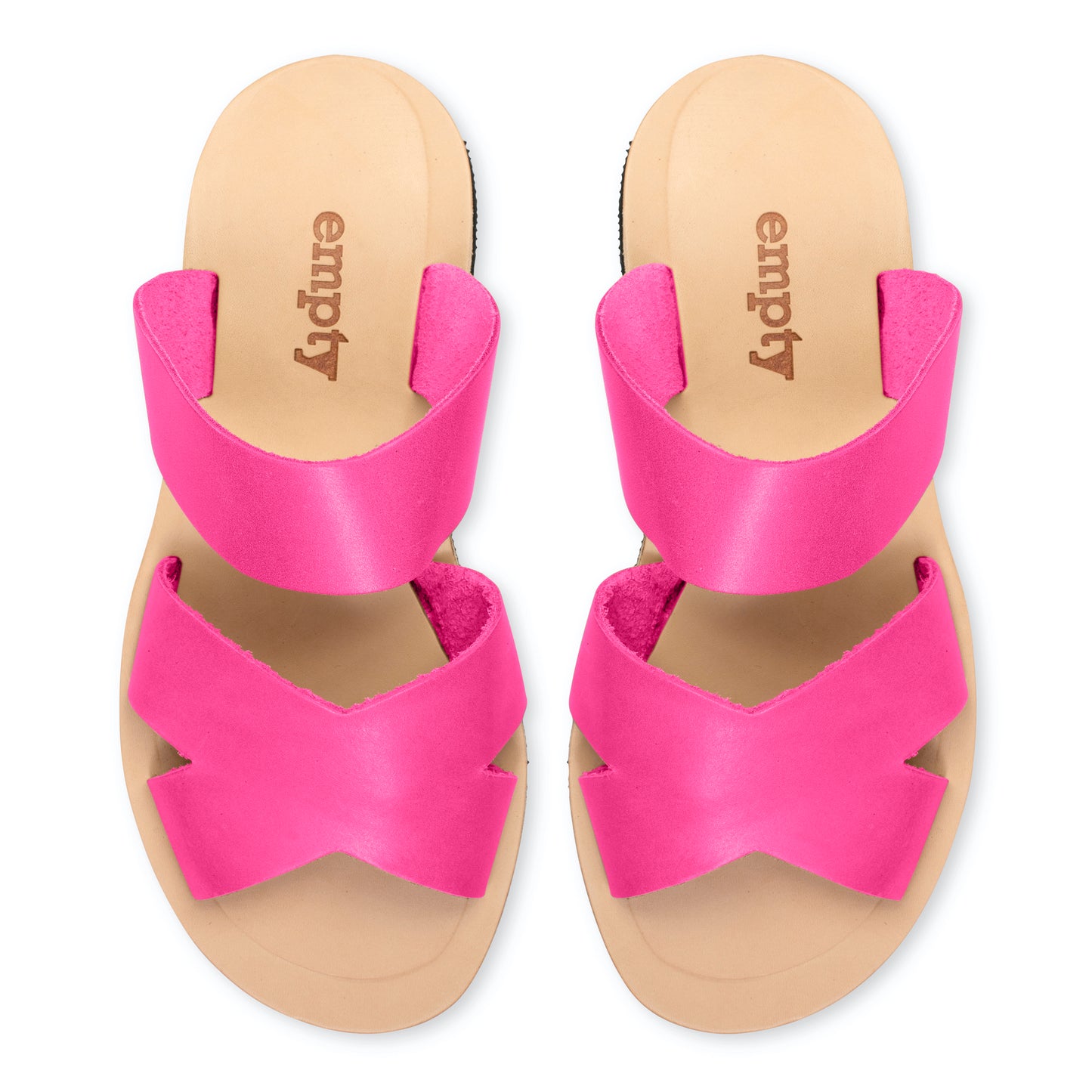 Mabel Leather Sandal - Pink